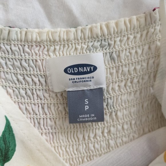 GAP Fit and Flare Cami Floral Midi Dress (Size: S) - Picture 5 of 5